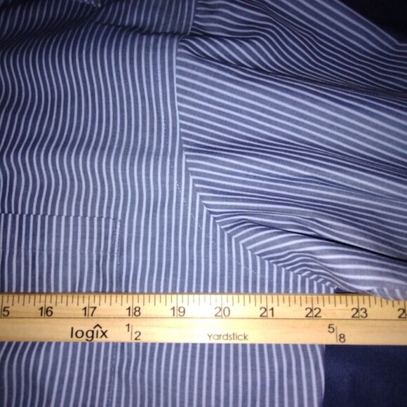 Donald J Trump Large Signature‎ Collection Blue Dress Shirt - Picture 4 of 6